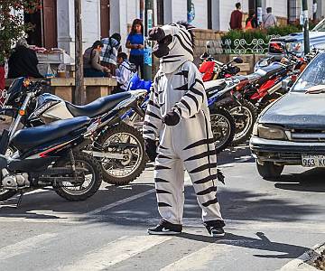 AJR-0273 Zebra Crossing, Road Safety in Sucre