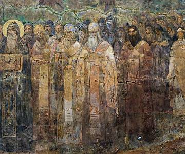 MAD-7914 Mural, Holy Gates of the Gate Church of the Trinity (Pechersk Lavra), Kiev