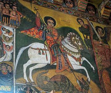 AJR-3183 Paintings Debre Birhan Selassie Church
