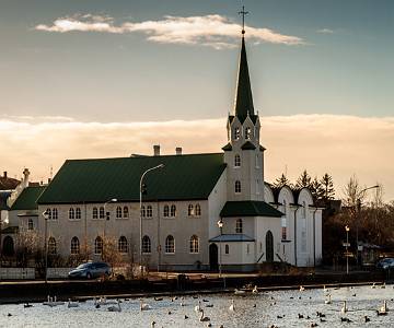 GUA-2433 Frikirkjan, Church, Reykjavik