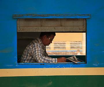 AJR-5844 In the Train, Yangon Station
