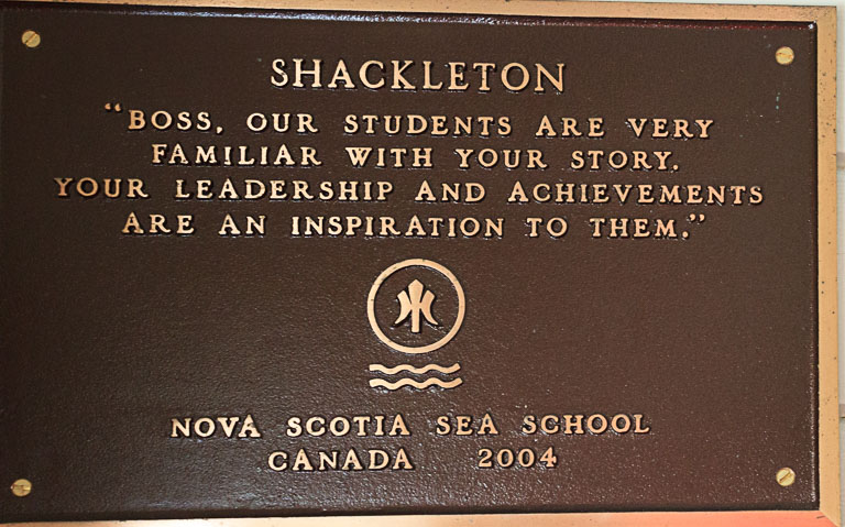 Memorial to Shakleton