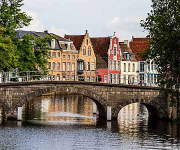 Bruges Canal Scene