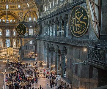 AJR-9151 Aya Sofya, constructed as a church in 537 and converted to a mosque in 1453