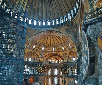 AJR-9181 Aya Sofya, constructed as a church in 537 and converted to a mosque in 1453