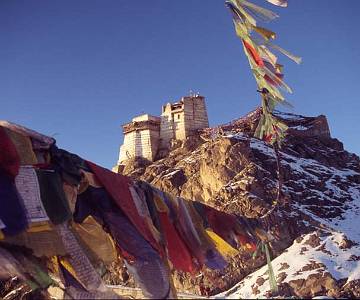 leh-gompa-and-prayer-flags Sankar Gompa, Leh