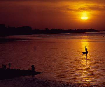 sunsetsegou02 Sunset on the River Niger