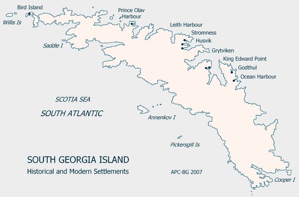 Map South Georgia