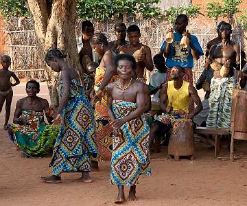IMG-4136 Dancers at Voodoo Ceremony, Togo.