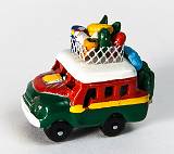 Gewgaws, Trinkets and Other Things    Small Truck, Ecuador; painted clay    MUS-2382.jpg  &copy 1990-2015 AJ Rye : gewgaw, souvenir