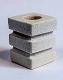 Gewgaws, Trinkets and Other Things    Candlestick, salt block, Bolivia    MUS-2743.jpg  &copy 1990-2015 AJ Rye : gewgaw
