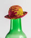 Gewgaws, Trinkets and Other Things    Hat for Bottle, Madagascar    MUS-7768.jpg  &copy 1990-2015 AJ Rye : hat
