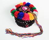 Hats, from Many Cultures    Womens hat, worn by a virgin; Paluang hill-tribe village, Myanmar    MUS-0234.jpg  &copy 1990-2015 AJ Rye : hat
