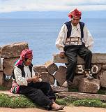 Hats, from Many Cultures    Bachelor's Hat, wool; Taqulie Island, Peru    MUS-1933.jpg  &copy 1990-2015 AJ Rye : hat