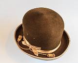Hats, from Many Cultures    Bowler Hat; La Paz, Bolivia    MUS-2757.jpg  &copy 1990-2015 AJ Rye : hat
