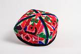 Hats, from Many Cultures    Uyghur Child's Hat; Xinjiang, China    MUS-5713.jpg  &copy 1990-2015 AJ Rye : hat