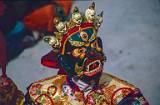 Masks, for Festivals and Rituals    Masked Dancer; Ladakh, India    MUS-02.jpg  &copy 1990-2015 AJ Rye : mask