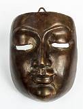 Masks, for Festivals and Rituals    Bronze Head; Myanmar    MUS-0206.jpg  &copy 1990-2015 AJ Rye : mask