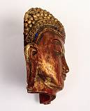 Masks, for Festivals and Rituals    Buddha Head; Myanmar    MUS-0231.jpg  &copy 1990-2015 AJ Rye : ritual