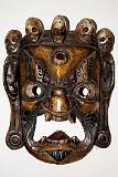 Masks, for Festivals and Rituals    Mahakala, protector of the Dharma, painted wood; Nepal    MUS-2468.jpg  &copy 1990-2015 AJ Rye : mask, souvenir