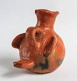 Pots, from Many Continents    Small Chicken Pot; Guatemala    MUS-2363.jpg  &copy 1990-2015 AJ Rye : pot