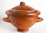 Pots, from Many Continents    Cooking Pot, from Womens Pottery Collective; Segou, Mali    MUS-2414.jpg  &copy 1990-2015 AJ Rye : pot, souvenir