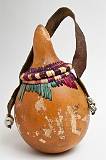 Pots, from Many Continents    Gourd Pot, with cowry shells; Sudan    MUS-2482.jpg  &copy 1990-2015 AJ Rye : pot, souvenir