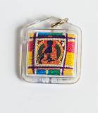 Ritual, from Many Religions    Talisman, embroidery and plastic; Tibet, China    MUS-5701.jpg  &copy 1990-2015 AJ Rye : ritual