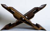 Ritual, from Many Religions    Koran bookstand, wood; Uzbekistan    MUS-7584.jpg  &copy 1990-2015 AJ Rye : ritual