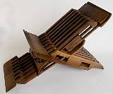 Ritual, from Many Religions    Koran bookstand, wood; Uzbekistan    MUS-7591.jpg  &copy 1990-2015 AJ Rye : ritual