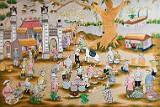 Textiles, mainly Handmade    Silk Painting, embroided silk; Vietnam    MUS-.jpg  &copy 1990-2015 AJ Rye : souvenir textile