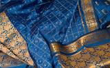 Textiles, mainly Handmade    Silk Saree; India    MUS-2561.jpg  &copy 1990-2015 AJ Rye : souvenir