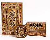 Wood, for Many Uses    Inlaid boxes; Syria    MUS-1198.jpg  &copy 1990-2015 AJ Rye : wood
