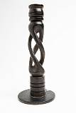 Wood, for Many Uses    Candlestick; Tanzania    MUS-2451.jpg  &copy 1990-2015 AJ Rye : souvenir, wood