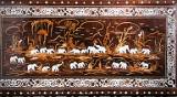 Wood, for Many Uses    Inlaid Table; India    MUS-2571.jpg  &copy 1990-2015 AJ Rye : souvenir, wood