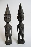 Wood, for Many Uses    Yoruba, Oijiba (twins) dolls. Used as weeding gifts between bride and groom; Togo    MUS-5526.jpg  &copy 1990-2015 AJ Rye : Burkina Faso, wood