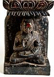 Wood, for Many Uses    Statue, Rhododendron wood; Darjeeling, India    MUS-5553.jpg  &copy 1990-2015 AJ Rye : Sikkim, india, wood