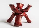 Wood, for Many Uses    Small pot stand, rose wood; Madagascar    MUS-7761.jpg  &copy 1990-2015 AJ Rye : wood