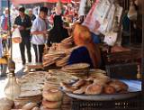 Wood, for Many Uses    Bread in Market, Xinjiang, China    MUS-8722.jpg  &copy 1990-2015 AJ Rye : gewgaw